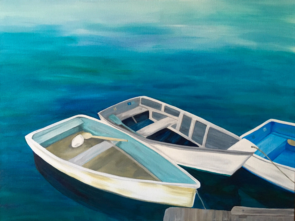 Boats in Blues
