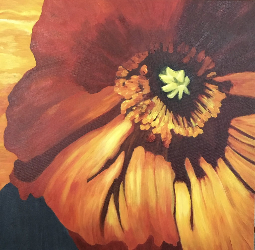 Poppy on Fire